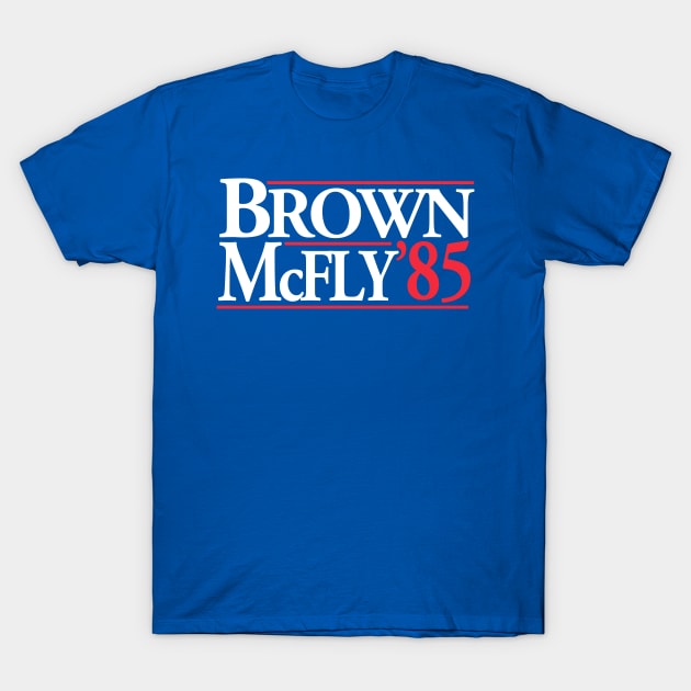 BROWN & McFLY in '85! T-Shirt by CYCGRAPHX